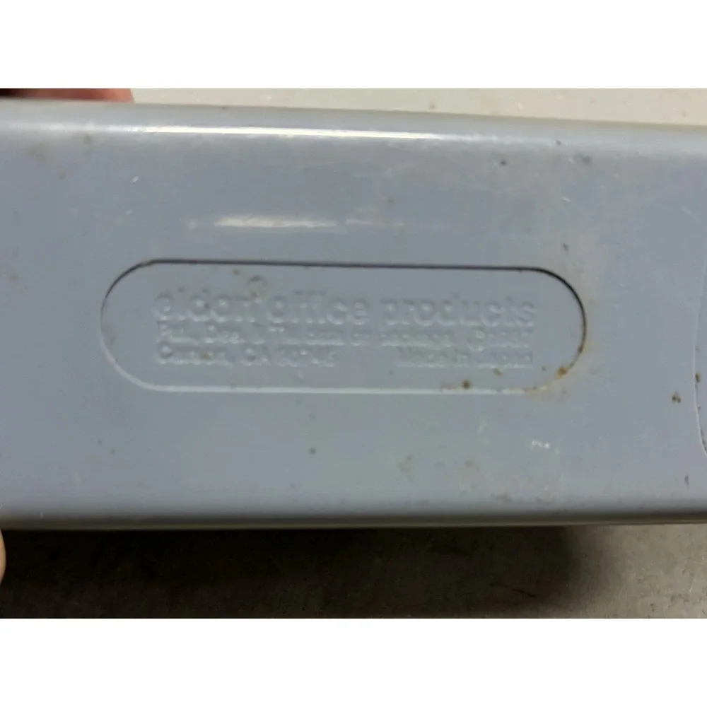 Eldon Office Products Stapler Green Burgundy Desktop Plastic‎ Work Home Vtg